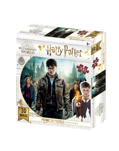 PUZZLE LENTICULAR HARRY, HERMIONE Y RON 300 PIEZAS