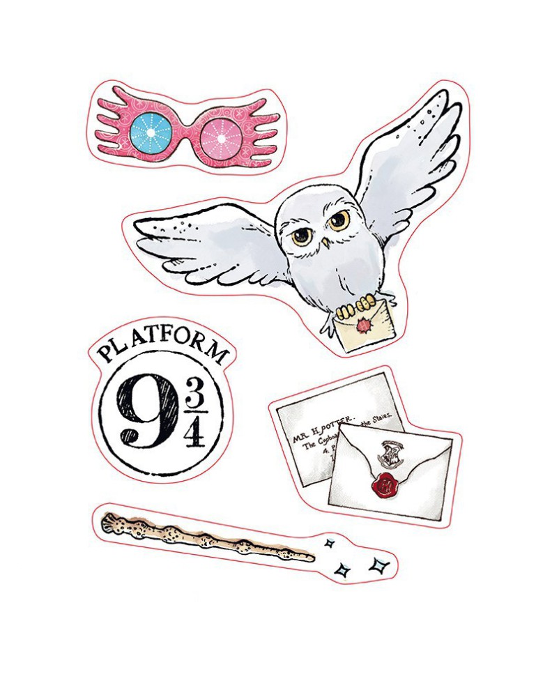 HARRY POTTER - STICKERS - 16X11CM/ 2 PLANCHES - MAGICAL OBJECTS Vista 2