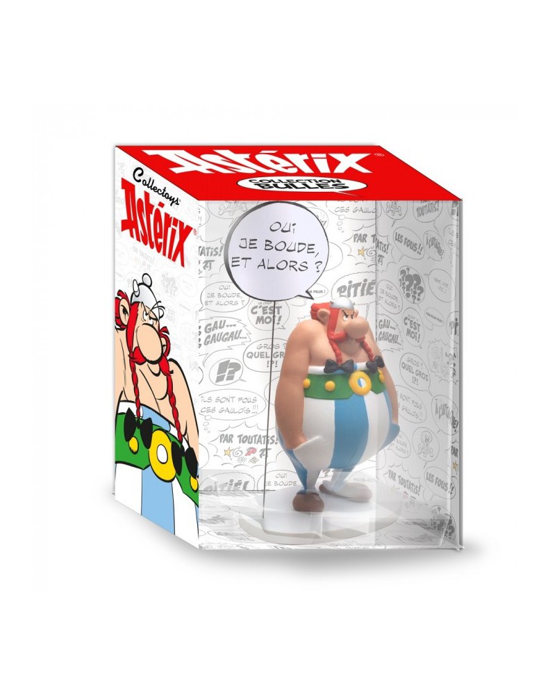 OBELIX BOCADILLO ME ENOJO FIGURA RESINA 25 CM ASTERIX Vista 2