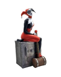 HARLEY QUIN EN CAJA FUERTE HUCHA PVC DC COMICS