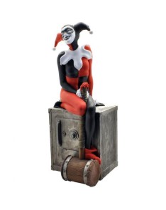 HARLEY QUIN EN CAJA FUERTE HUCHA PVC DC COMICS