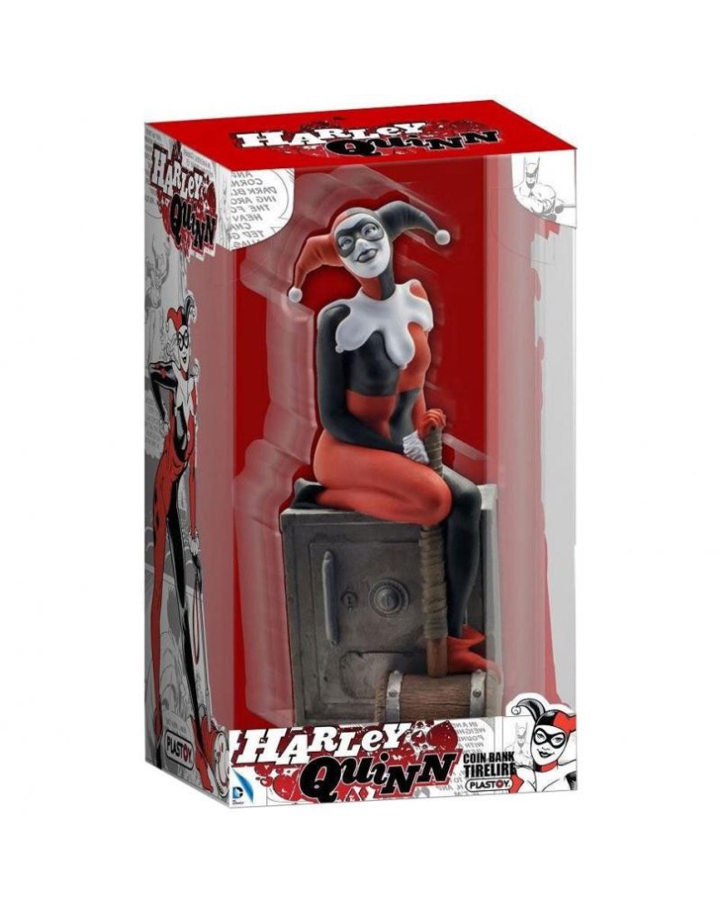 HARLEY QUIN IN SAFE PIGGY BANK PVC DC COMICS