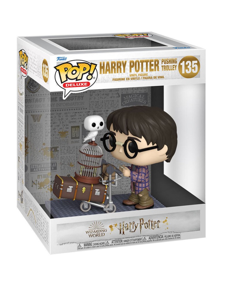 POP FIGURE HARRY POTTER ANNIVERSARY HARRY PUSHING TROLLEY