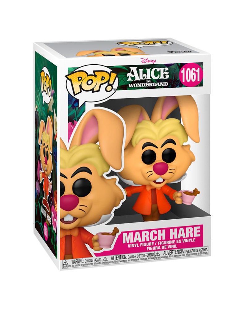 FIGURA POP DISNEY ALICIA EN EL PAIS DE LAS MARAVILLAS MARCH HARE