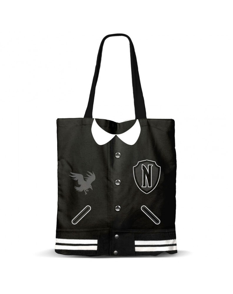 MIÉRCOLES NEGRO BOLSA DE LA COMPRA SHOPPING MIÉRCOLES VARSITY