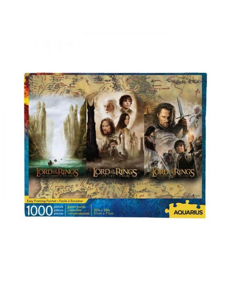 Aquarius Lord Of The Rings Trilogy 1000-Piece Puzzle | Puzzle, Piecings,  Lord of the rings