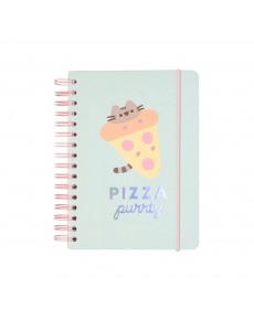 CUADERNO TAPA FORRADA A5 PUSHEEN FOODIE COLLECTION