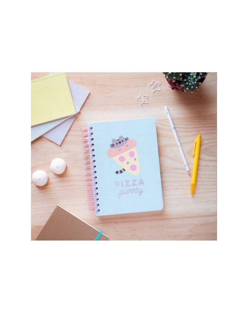 CUADERNO TAPA FORRADA A5 PUSHEEN FOODIE COLLECTION