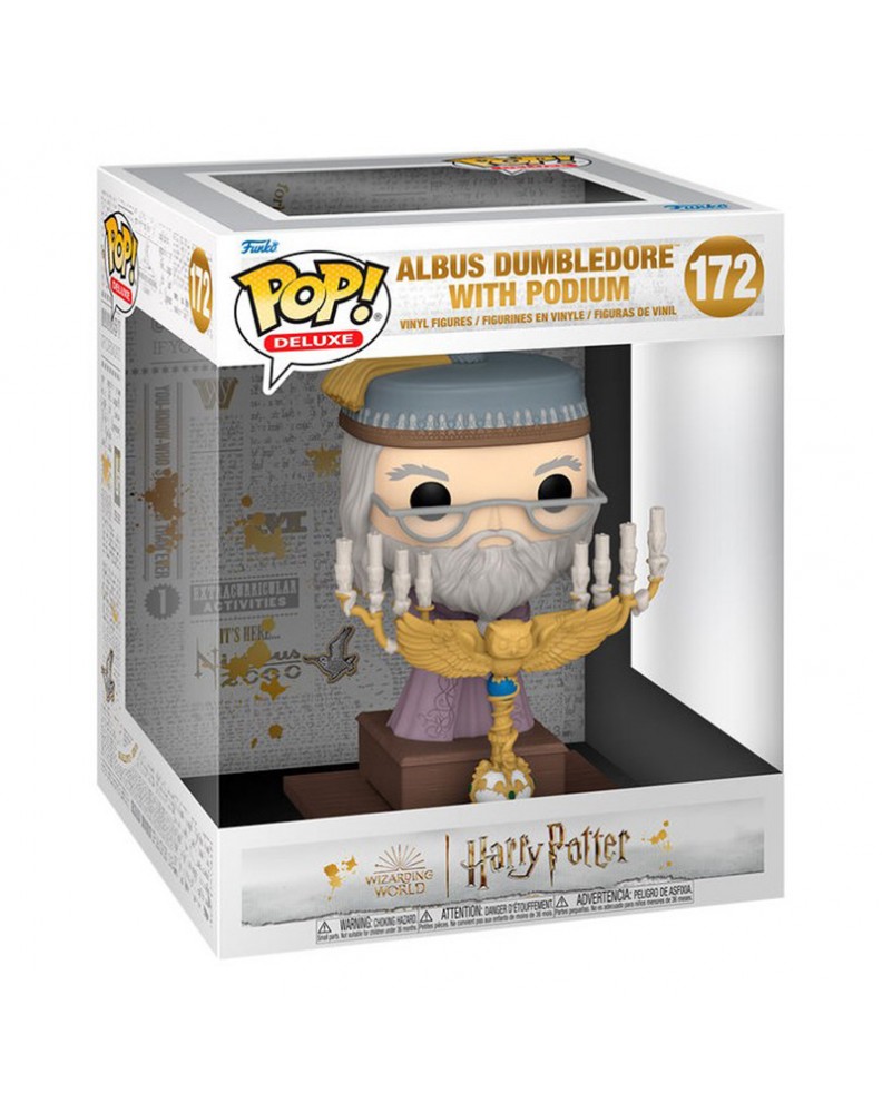 FUNKO POP! DUMBLEDORE WITH PODIUM DELUXE-HARRY POTTER AND THE PRISONER OF AZKABA