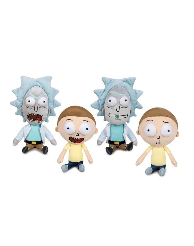 RICK + MORTY COUPLE 2 PLUSHES 30 CM