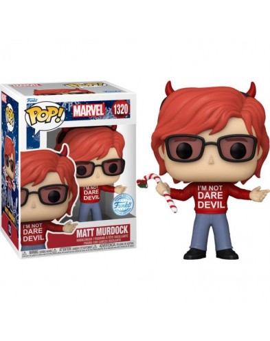 FUNKO POP! MARVEL: "I'M NOT" DAREDEVIL - SMARTOYS EXCLUSIVE - CONFIDENTIAL