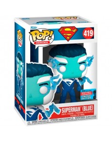 DC COMICS POP! VINYL FIGURA SUPERMAN (BLUE) (NYCC/FALL CON.) 9 CM