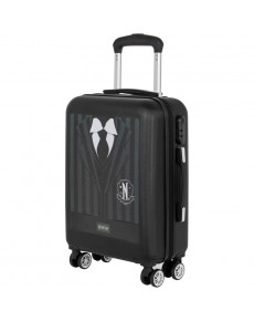 WEDNESDAY UNIFORM NEVERMORE ABS TROLLEY SUITCASE 55 CM