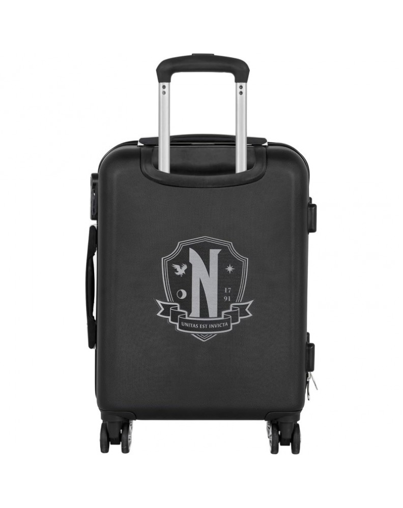 MALETA TROLLEY ABS MIERCOLES UNIFORME NEVERMORE 55 CM