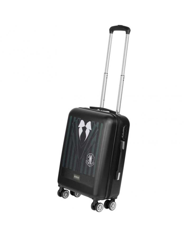 MALETA TROLLEY ABS MIERCOLES UNIFORME NEVERMORE 55 CM