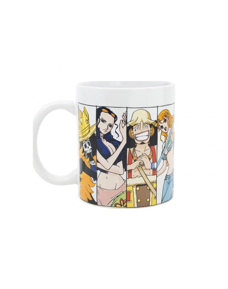 TAZA CERAMICA 325 ML EN CAJA REGALO ONE PIECE CREW BATTLE