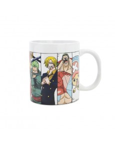 TAZA CERAMICA 325 ML EN CAJA REGALO ONE PIECE CREW BATTLE