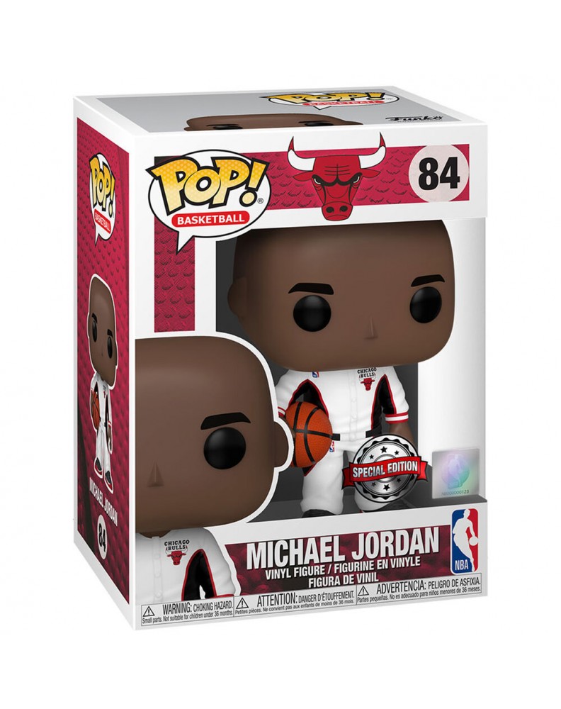 NBA LEGENDS POP! SPORTS VINYL FIGURE MICHAEL JORDAN (BULLS WHITE WARMUP)