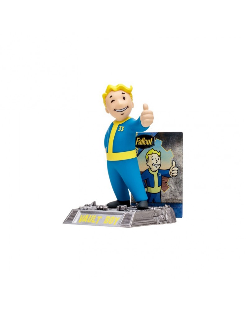 FALLOUT MOVIE MANIACS VAULT BOY FIGURE (GOLD LABEL) 15 CM