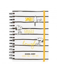 SCHOOL AGENDA 2023/2024 WEEK VIEW A5 12 MONTHS SNOOPY