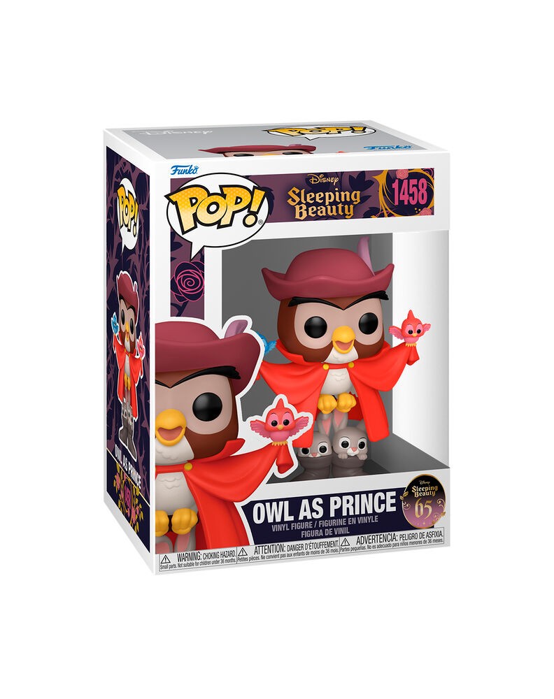 FUNKO POP DISNEY 65 ANIVERSARIO BÚHO DE LA BELLA DURMIENTE COMO PRÍNCIPE 78185