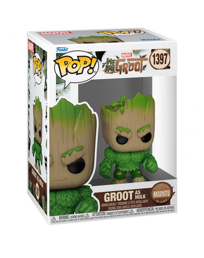 FUNKO POP MARVEL: WE ARE GROOT GROOT COMO HULK 81338