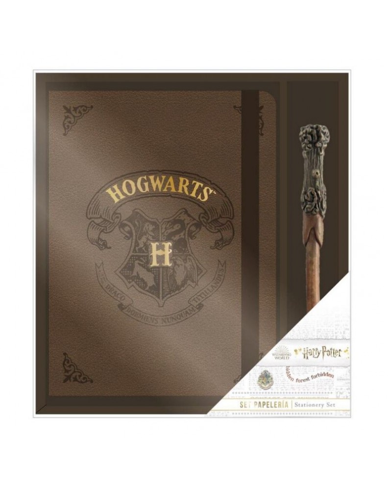 SET DE PAPELERÍA VARITA HARRY POTTER HOGWARTS