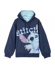 SUDADERA NIÑO CON CAPUCHA STITCH- COTTON BRUSHED