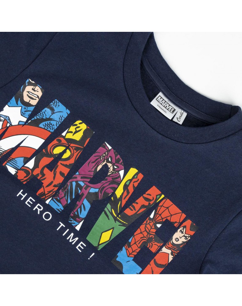 SUDADERA NIÑO MARVEL- COTTON BRUSHED