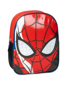 MOCHILA INFANTIL PERSONAJE APLICACIONES SPIDERMAN