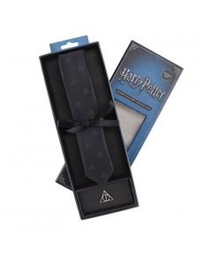 HARRY POTTER - TIE - TIE + PIN DEATHLY HALLOWS