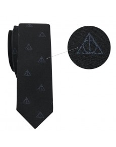 HARRY POTTER - CORBATA - CORBATA + PIN DEATHLY HALLOWS