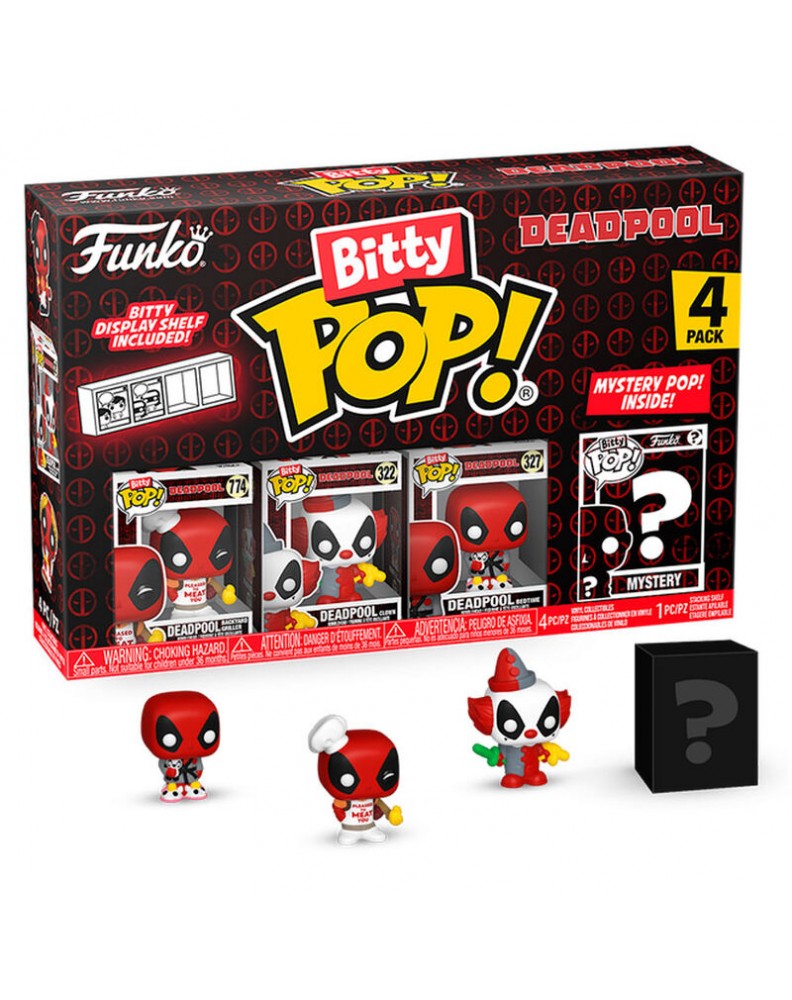 FUNKO BITTY POP 4-PACK DEADPOOL- BBQ MASTER 4PK 