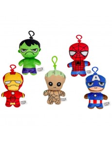 LLAVERO PELUCHE MARVEL SURTIDO10CM 