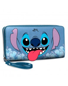 LILO AND STITCH BLUE WALLET ESSENTIAL LILO AND STITCH TONGUE 19CM X 10CM X 2CM