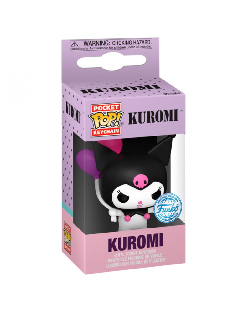 HELLO KITTY LLAVEROS POCKET POP! VINYL KUROMI(BLN) 4 CM SURTIDO