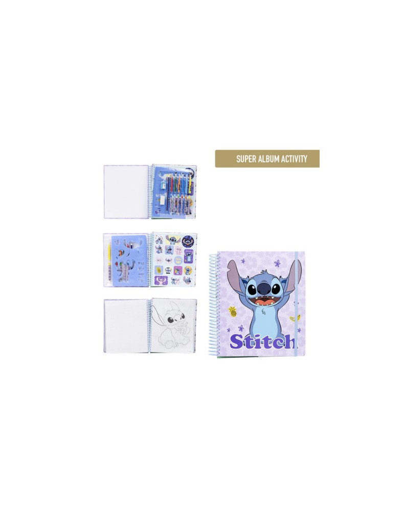 ALBUM ACTIVIDADES COLOREABLE STITCH