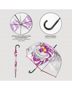 DISNEY ALICE MANUAL UMBRELLA FOR ADULTS