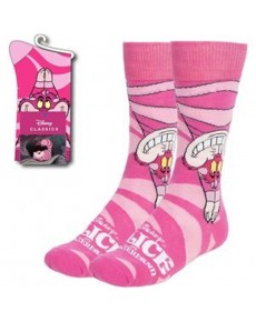 DISNEY CHESHIRE CAT UPSIDE DOWN SOCKS ALICE IN WONDERLAND