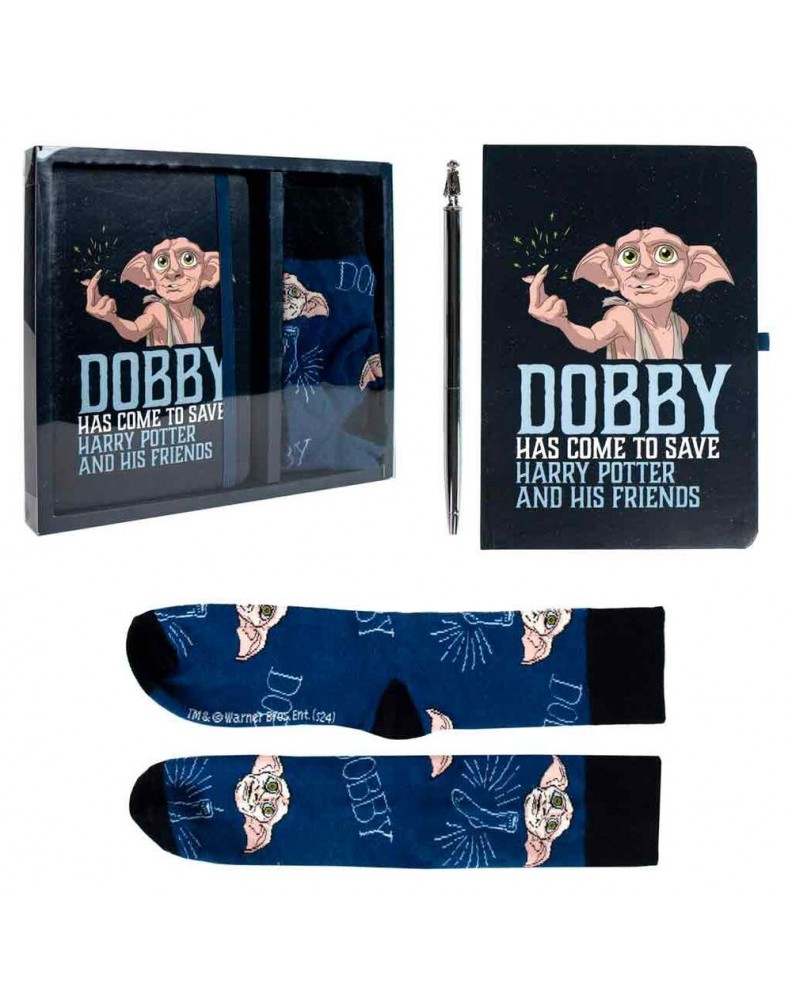 SET DE PAPELERÍA CALCETÍN HARRY POTTER DOBBY