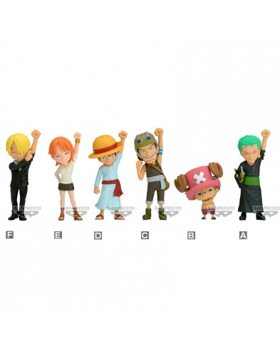 BANPRESTO WORLD COLLECTABLE FIGURE SIGN OF OUR FELLOWSHIP ONE PIECE 7CM ASSORTED