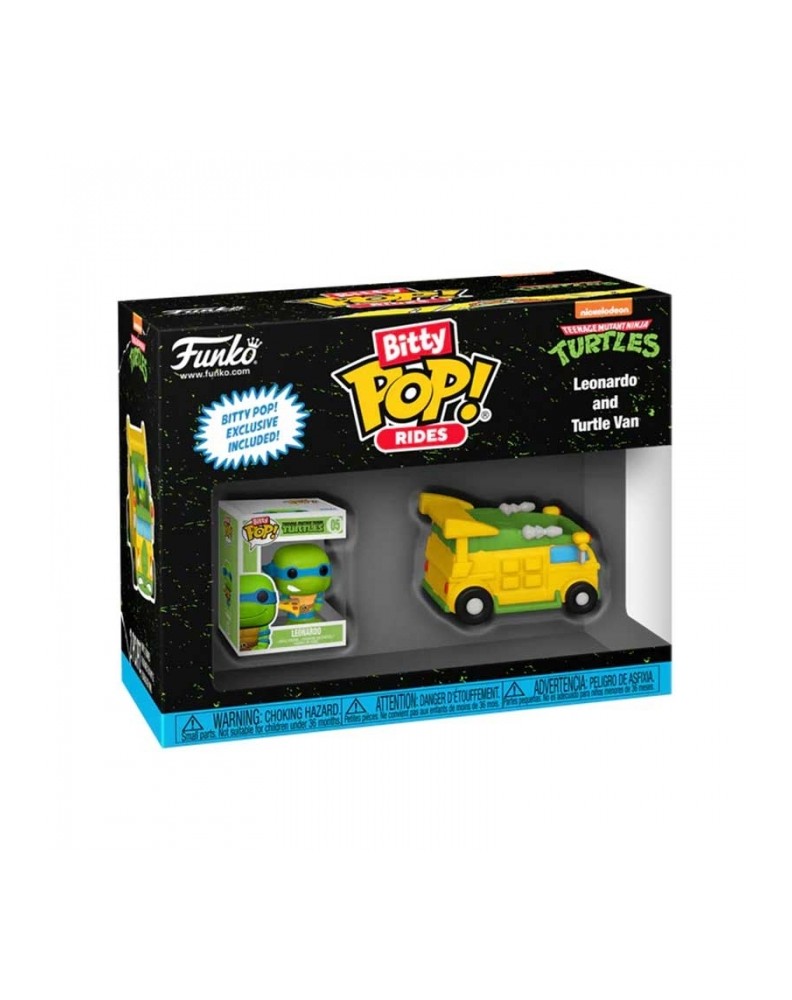 BITTY POP! TEENAGE MUTANT NINJA TURTLES - LEONARDO AND TURTLE VAN