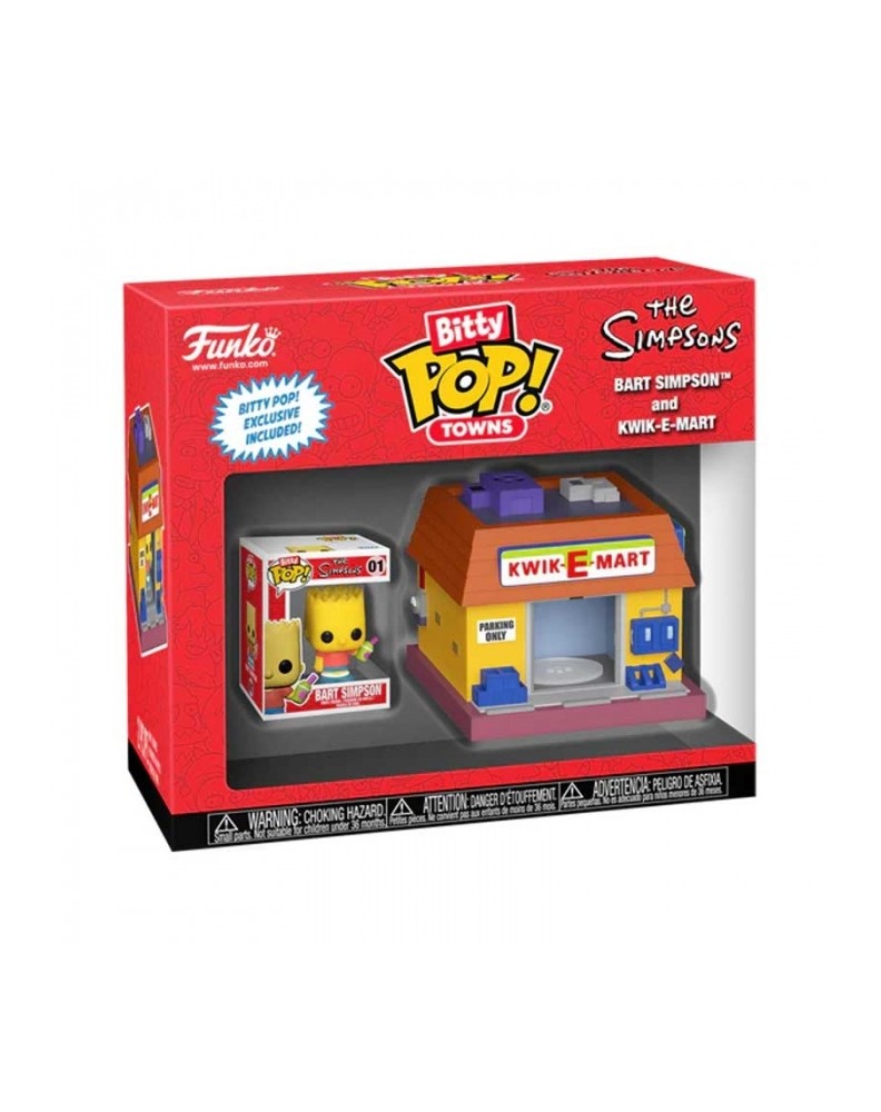 BITTY POP! TOWN - BART SIMPSON AND KWIK-E-MART - THE SIMPSONS