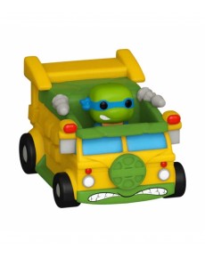 BITTY POP! RIDETORTUGAS NINJA - LEONARDO AND TURTLE VAN