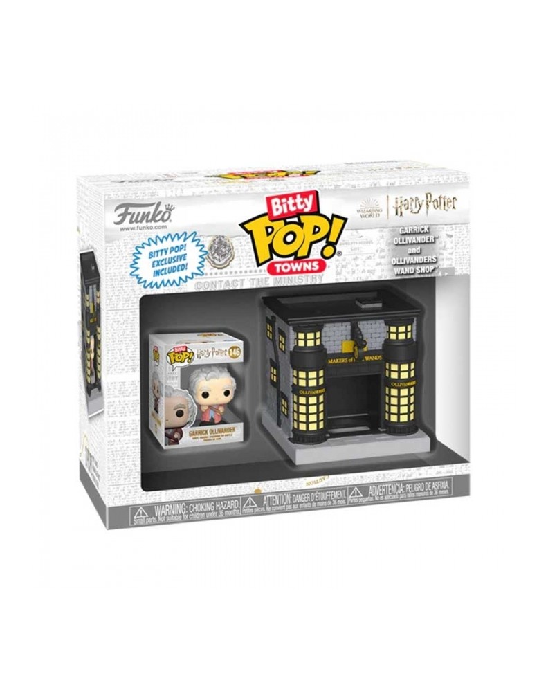 BITTY POP! TOWN HARRY POTTER - GARRICK OLLIVANDER AND OLLIVANDERS WAND SHOP