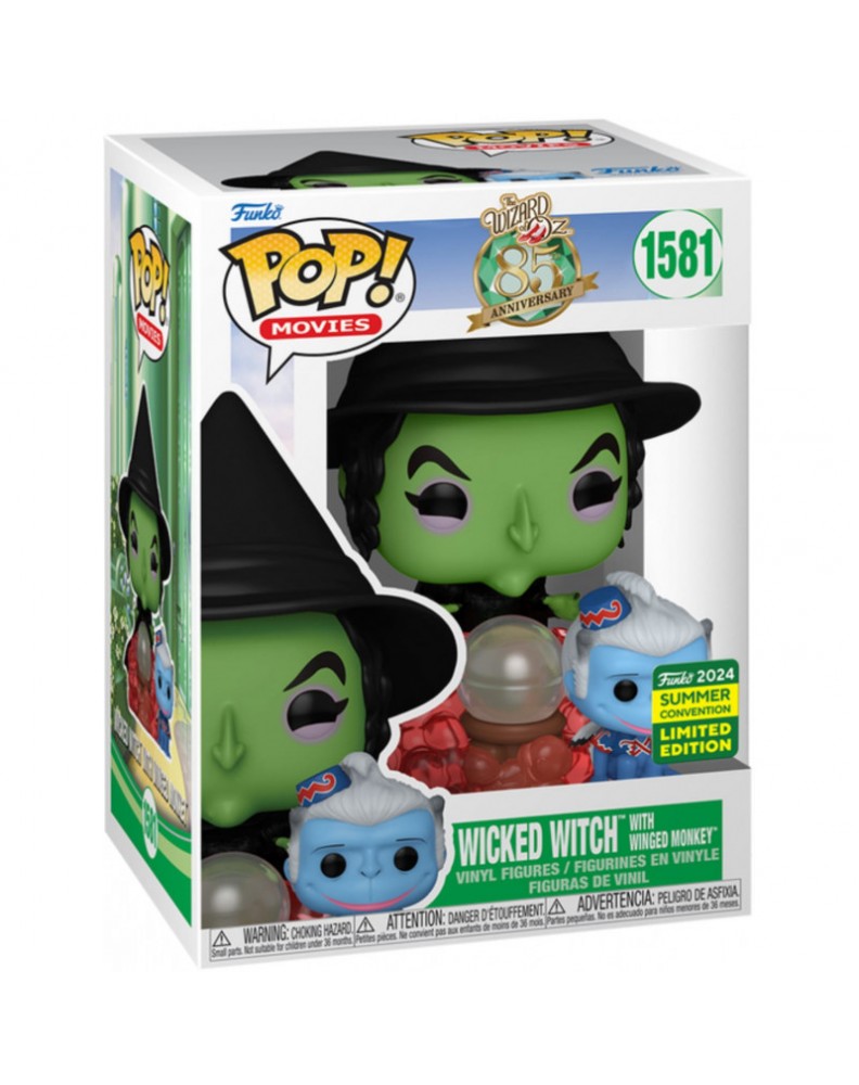 FUNKO POP! WIZARD OF OZ - WICKED WITCH WITH WINGED MONKEY 1581 (SDCC 2024 EXCLU