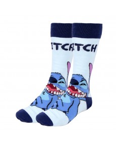 PACK CALCETINES 3 PIEZAS STITCH DISNEY TALLA 36-43