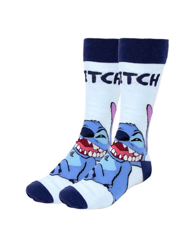 PACK CALCETINES 3 PIEZAS STITCH DISNEY TALLA 36-43