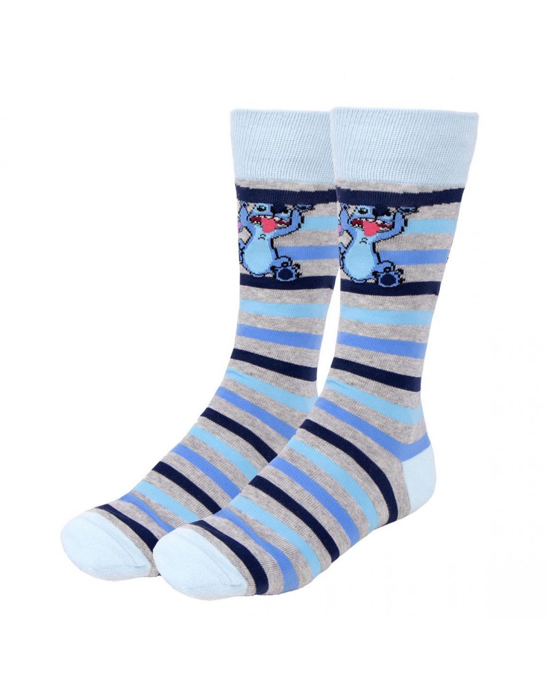 PACK CALCETINES 3 PIEZAS STITCH DISNEY TALLA 36-43