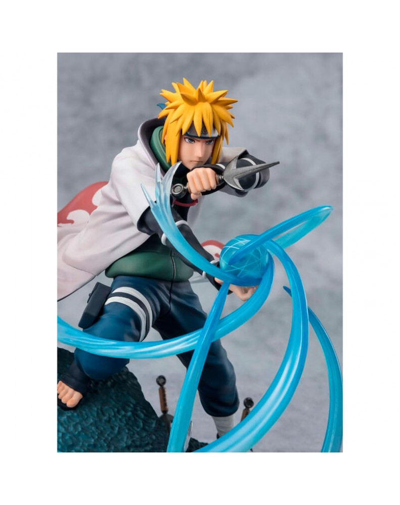 MINATO NAMIKAZE -RASENGAN- SUPER FIERCE BATTLE FIG. 20 CM NARUTO SHIPPUDEN FIGUA